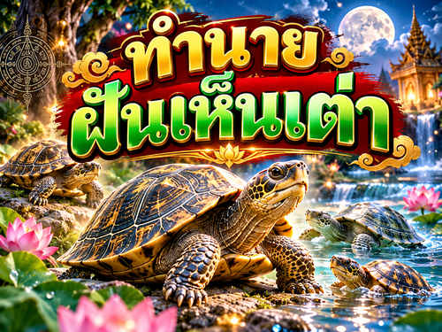 ทำนาย ฝันเห็นเต่า เผยความหมาย-เลขสายมู!